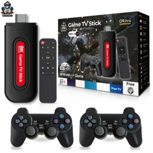 Q9PRO Retro Handheld Video Game Console Stick X2 Android16 Amlogic S905Y2 40000+ Hot TF 64GB Wireless Control TV Game Video