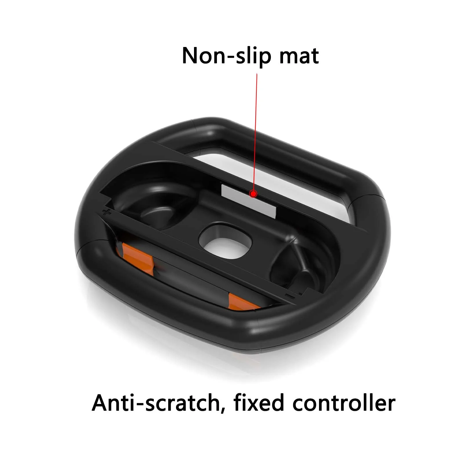 Game Controller Switch 2 Joncon Anti-slip Game Grip Dual Racing Car Steering Wheel for Nintend Switch 2 Handle Controller Grips Pack of 2 - Image 2