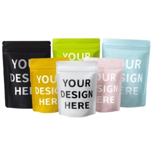 Custom Gravure Printed Moisture Proof Mylar Stand-Up Ziplock Bag with Food Grade Material for Pet Food Packaging Pack of 100