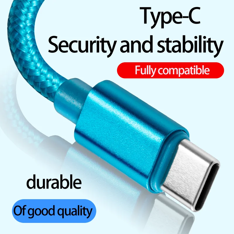 Type C Cable Fast Charging Quick Charge USB Type C Cable Fast Charging for Mobile Phones Data Cable Pack of 50 - Image 4