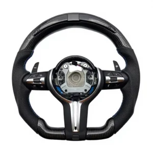Explosive Models Carbon Fiber Led Perforated Leather for BMW 3 Series 5 Series F10 F20 F30 F90 F01 F02 Car Steering Wheel