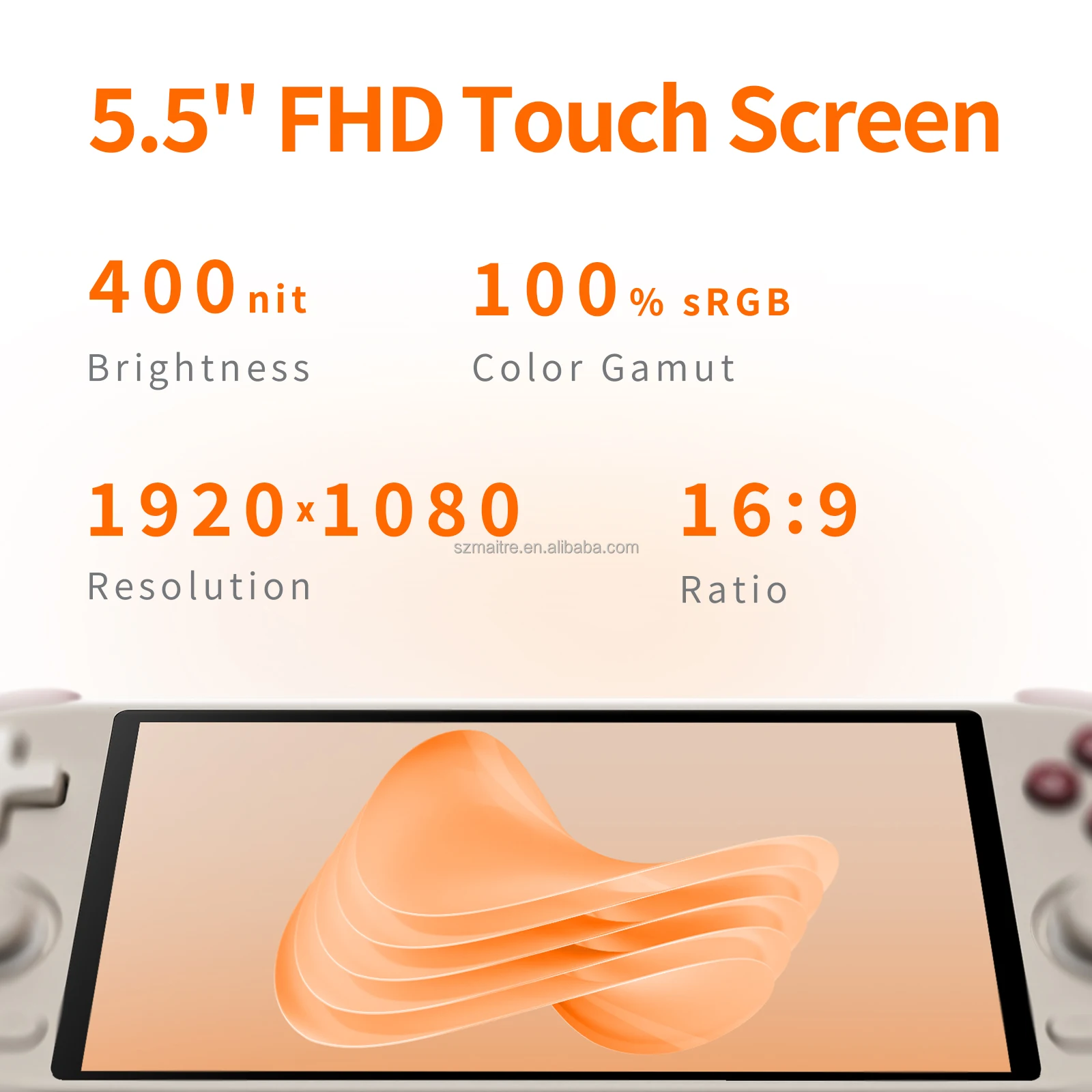 Mangmi AIR X Android 14 Game Consoles 5.5 Inch 1080P Touch Screen 5000mAh 4+64GB 20+Simulators Retro Video Handheld Game Console - Image 2