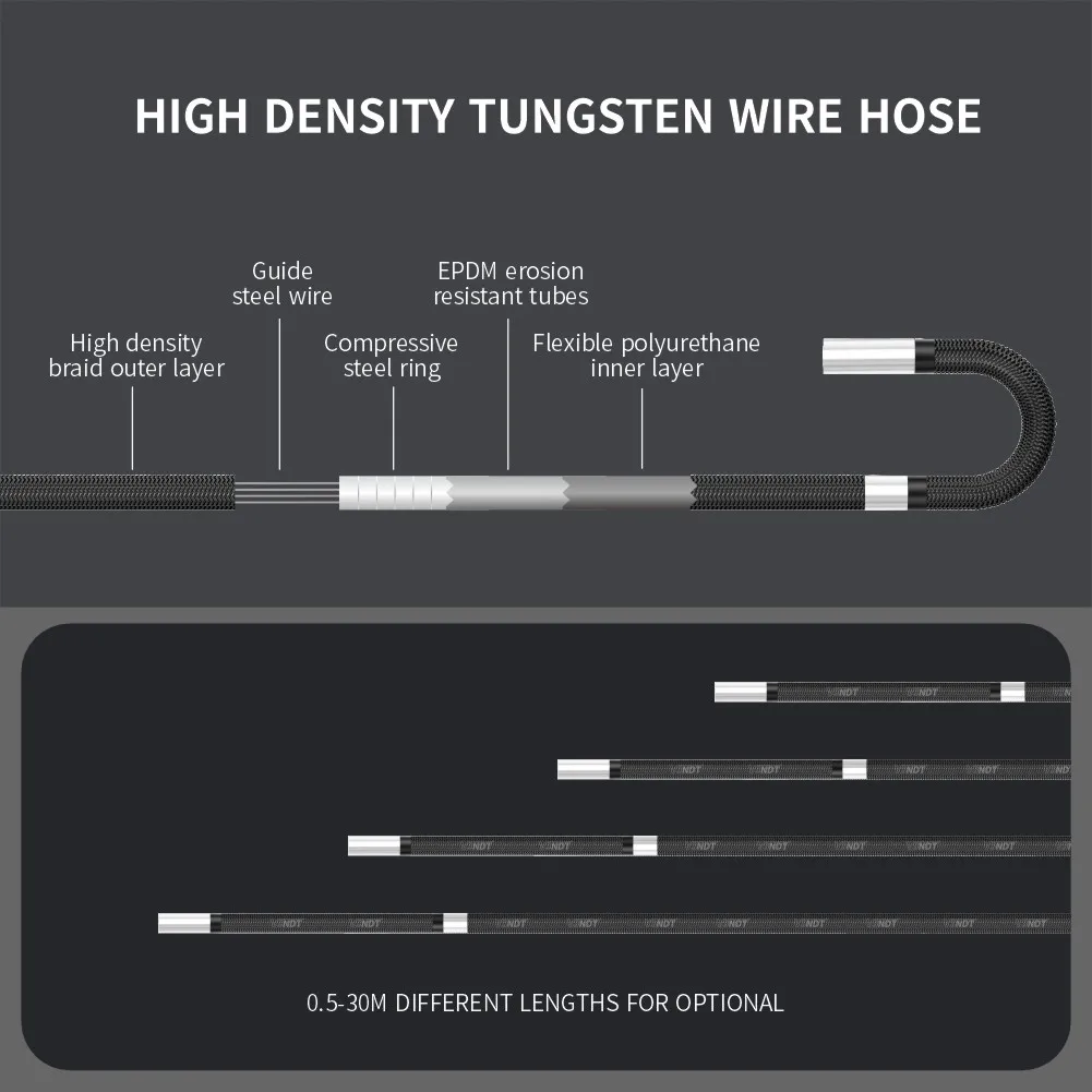 360-Degree Industrial Endoscope Camera 5 Inch HD IP67 Waterproof Optical Fiber Analog Camera Factory Direct Borescope Camera - Image 4