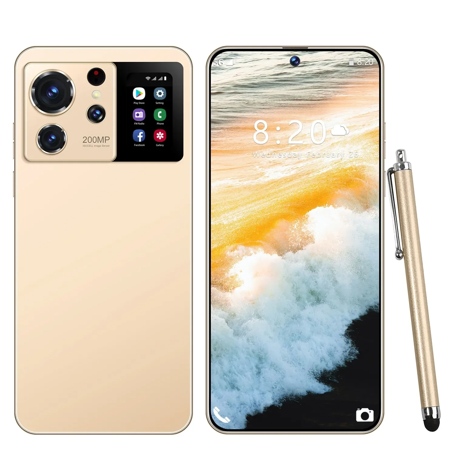 Sleek Design Note 40 Pro 16+1tb 5g-smartphone 7.3 Inch Unlocked Dual Card 5G Cellphone HD OEM New Smartphone Deal - Image 4