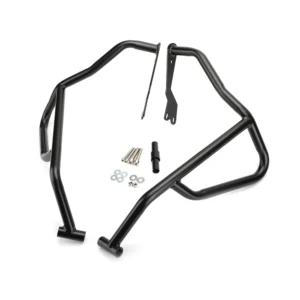 Customizable Colors-Black Motorcycle Upper Lower Engine Guard Crash Bar Protection for Honda CB500X 19-20Crash Bar Grand bar