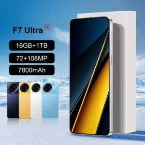 F7 Ultra 5G Android 15 108MP Rear Camera 16GB RAM 1TB Storage 7800mAh Battery Globally Unlocked Version