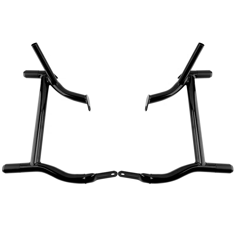 Motorcycle Accessories Black Engine Saddlebags Guards Crash Rails Bars for Harley Touring 2009- - Image 2