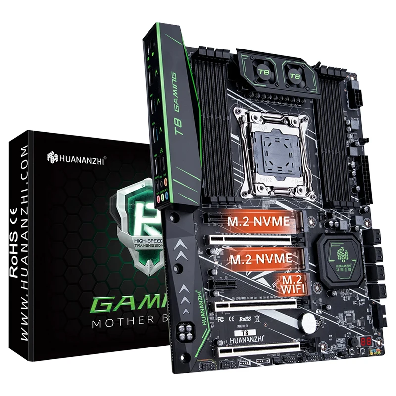 HUANANZHI X99 T8 Motherboard DDR3 RAM Gaming Computer ATX Support LGA2011-3 Processor for Desktop - Image 2