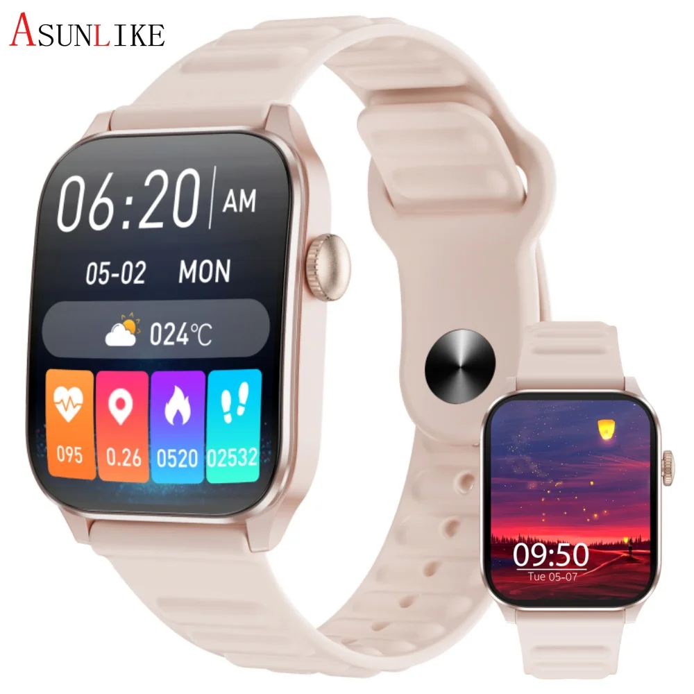 New Fashion T1 Smart Watch for Unisex Breathing Training Multiple Sport Modes Message Reminder Health Monitor Reloj Inteligente
