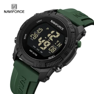 NF7104 7104 Personalized Gents Digital Watch Silicone Strap Luminous Multifunction Sports Watch