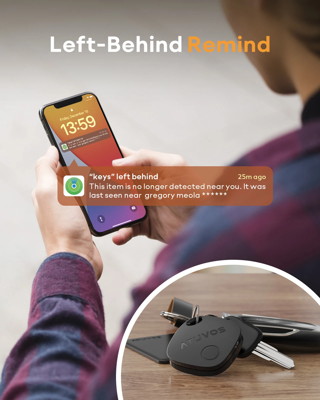 Atuvos FindMy IOS GPS Tracker Multifunctional Plastic IOT Ebike Clothing Wire Tracker Kids Feature Supplies Global Positioning - Image 2