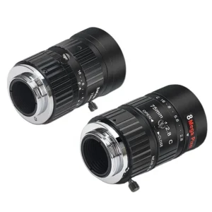 HD C Mount Industrial Camera Fixed Manual IRIS Focus Zoom Lens CCTV Lens 75MM Pack of 5