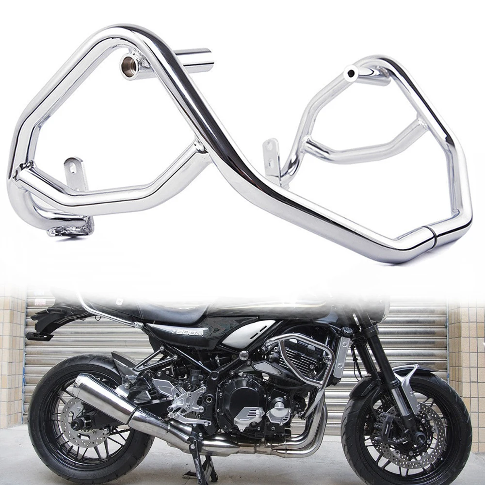 OEM/ODM-Motorcycle Steel Bumper Protector Engine Guard Crash Bar Frame Guard Falling Protection for Kawasaki Z900RS 2018 - Image 2