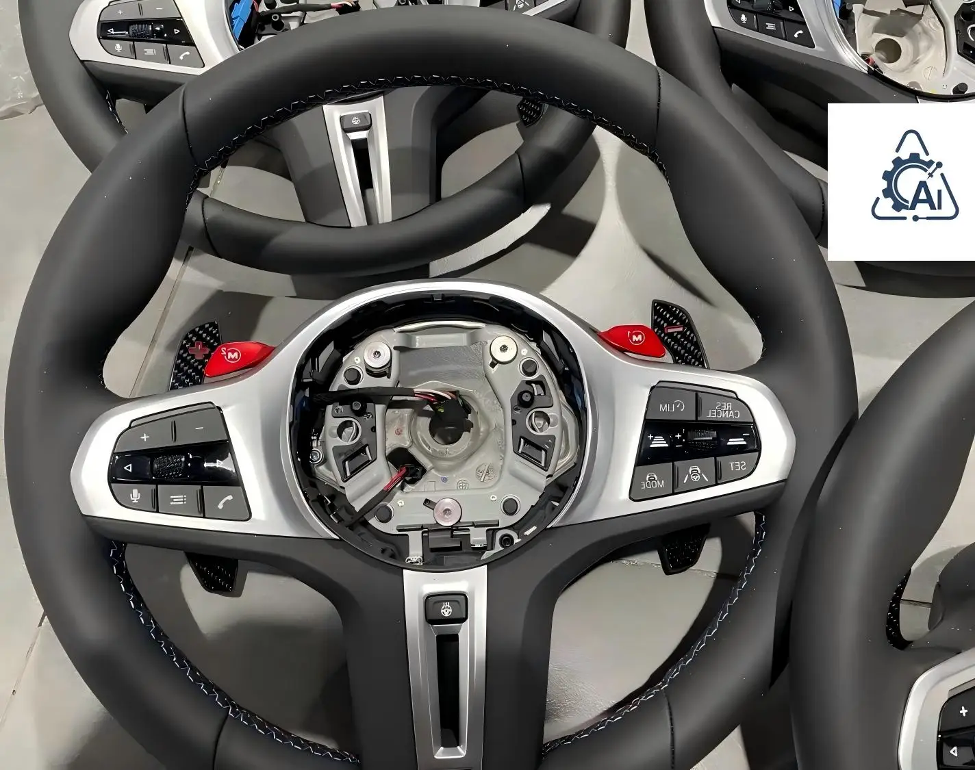 For BMW Carbon Fiber Steering Wheel Customized 2 3 4 5 6 Series G20 G30 2018- - Image 4