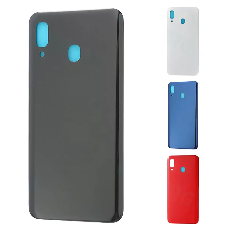 Back Housing Battery Cover Replacement+Rear Camera Lens for Samsung Galaxy A20 A205 Pack of 40