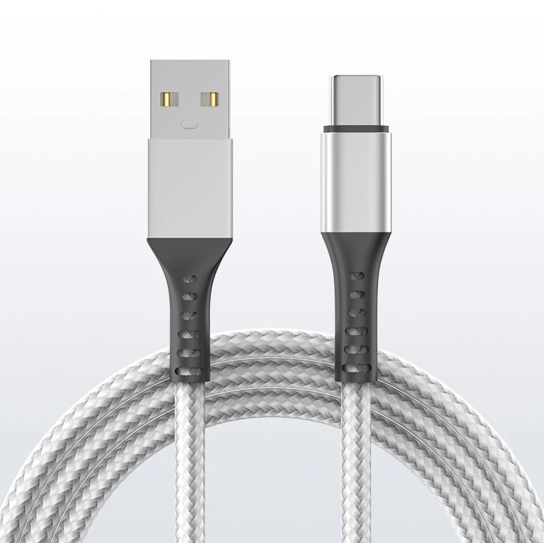 Nylon Adapter Cable Data Cables UsbType C Cable Fast Charging Pack of 100 - Image 4