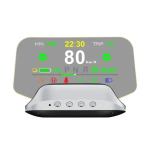 T3 HUD Car Head up Display Digital Alarm Set for Tesla Model 3 Y 2019- T3 Mirror Projector Speedometer RPM Pack of 2