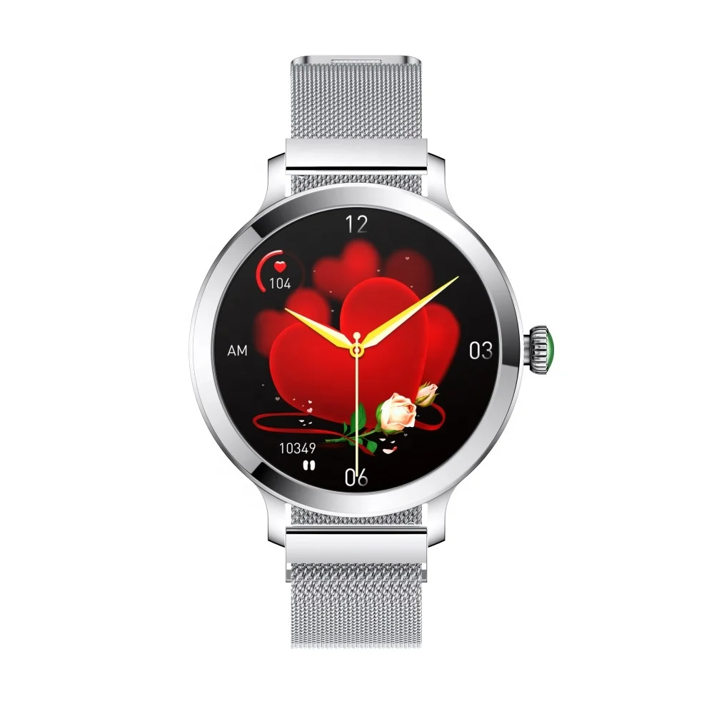 Popular New Women Smart Watch Multiple Watch Faces BT Calling AMOLED Round Screen Heart Rate Monitor Sport Ladies Smartwatch NX7 - Image 2