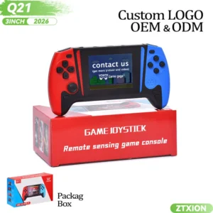 Q21 Handheld Pocket Console 500 in 1 Arcade Emulator Gaming Machine Player Portable 3.5 Screen Pack of 2