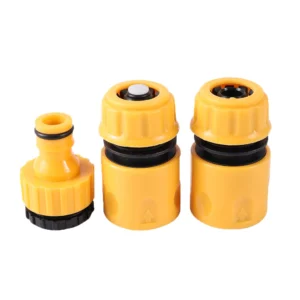 1/2 3/4 Inch Waterstop Quick Coupler Car Wash Hose Adapter Irrigation Hose Connector Set