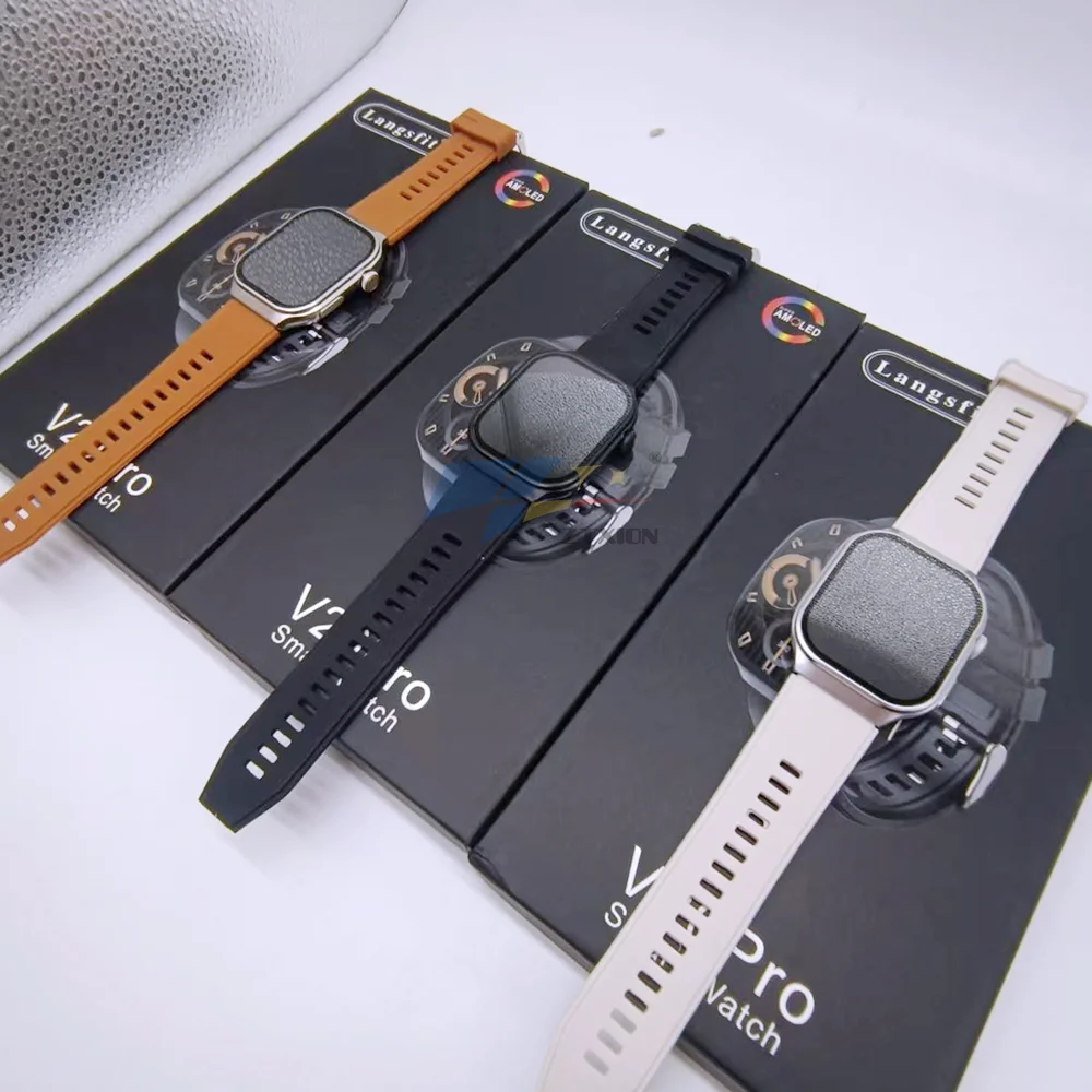 V20 PRO Smart Watch Men Women Fitness Trackers Bracelet Smart Clock Waterproof Smartwatch Android IOS Pack of 5 - Image 2