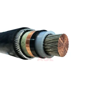 25KV 100% SINGLE CORE 25kv 100% INSULATION LEVEL CU XLPE PVC POWER CABLE 25mm 35mm 50mm 70mm 95mm Copper Conductor SWA Armoured