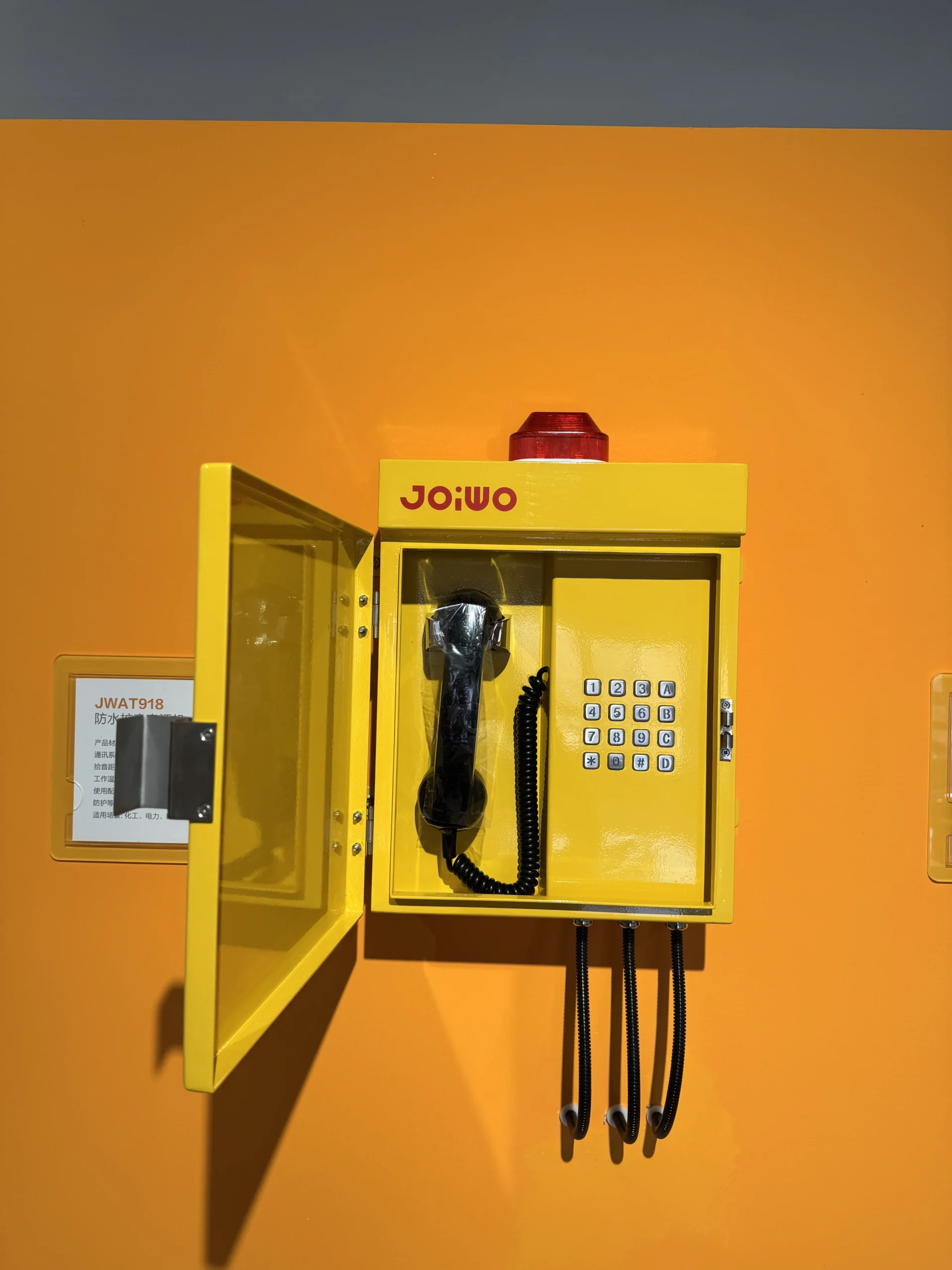 Emergency Call Station Weather Proof Telephone for Public and Industrial Areas with Warning Light - Image 4