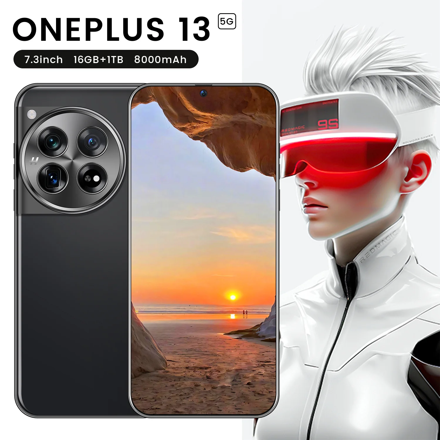 OnePlus 13 Android 15 5G 4G Smartphone Deca Core CPU Above 8000mAh Battery 7.2inch High Quality Phones - Image 3