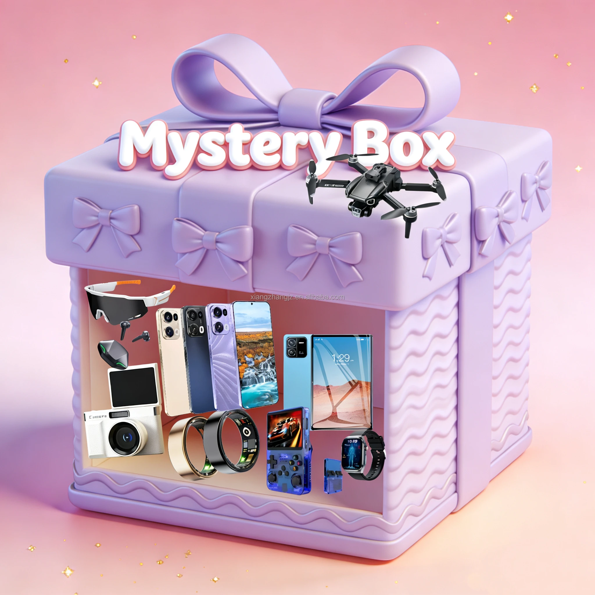 Electronics 3C Mystery Box Blind Box 100% Surprise New Christmas Gift Earphone Watch Tablet Laptop Novelty Random Blind Box