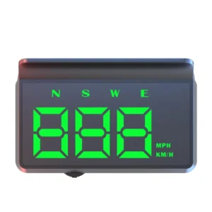 SX-TECH Universal HUD GPS Speedometer Widescreen LED Display MPH/KM/H Compass for Cars Marine Vehicles Green Backlight 1 Year