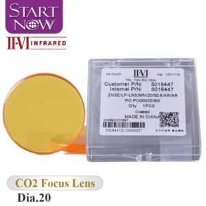 II-VI Dia.20mm F101.6 38.1mm 50.8 63.5 76.2mm Infrared CVD ZnSe Focusing Lens High Quality and Durable Optical Lens