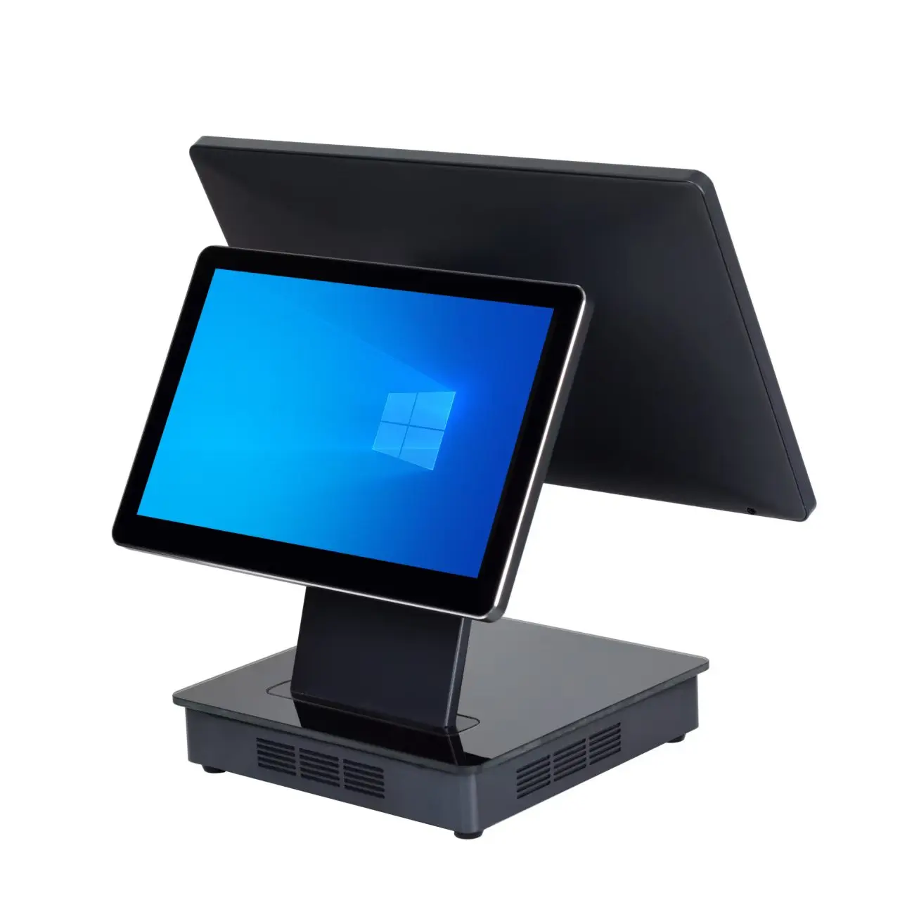 JJPOS JJ-Q8B Windows Dual 15.6 Inch Capacitive Touch Screen POS System I3-4th Gen CPU Cash Register Machine Wi-Fi 6 Bluetooth - Image 2