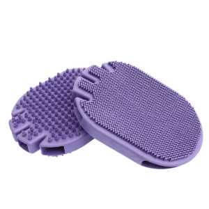 Factory Wholesale Double Sided Pet Massage Bath Brush Cat Dog Shower Brush Dog Grooming Bath Glove Pack of 10