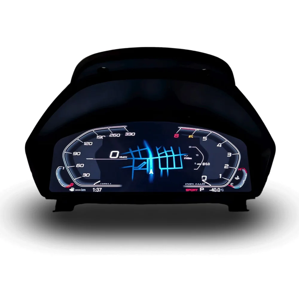 For BMW F20 F21 F23 F45 X1 F48 F49 F10 F30 Upgrade 12.3-inch Digital LCD Instrument Panel Speedometer - Image 2