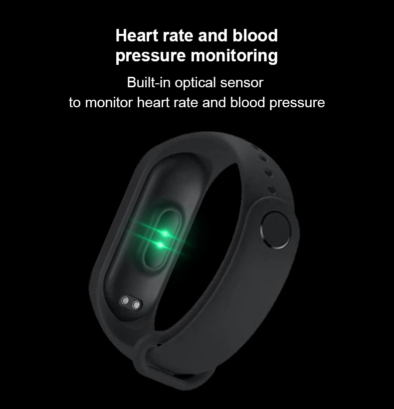 M5 Smart Bracelet Fitness Watch Incoming Call Blue Tooth Music Blood Pressure Heart Rate Monitor Step Counter Pack of 10 - Image 3
