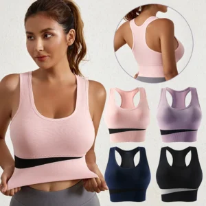 Sports Bra Women with Running Shock-proof No Steel Ring Plus Size Fitness Yoga Vest