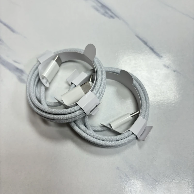 Braided USB-C to USB-C Charger for iPhone Samsung 60W Type-C to Type-C Cable for iPhone Cable Data Transfer for iPad Macbook Pack of 20 - Image 2