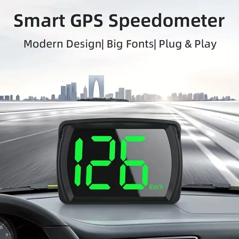 2.8 Inch Plug and Play GPS Digital Car HUD Head-Up Display Speedometer for Cars Trucks Buses Pack of 2 - Image 4