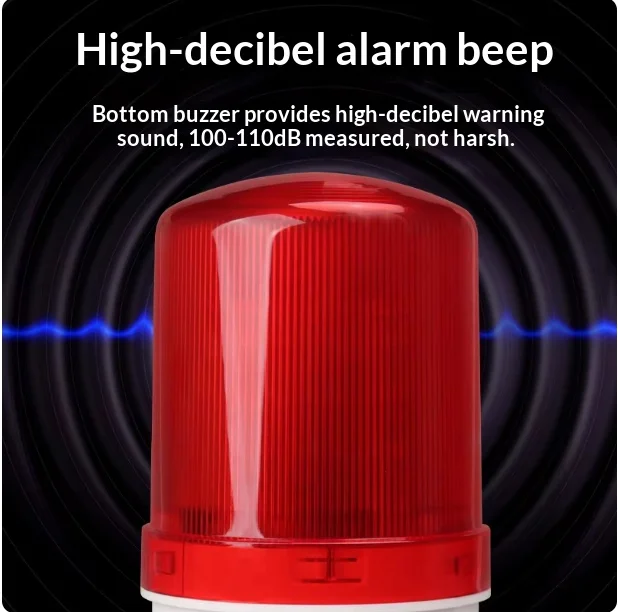 Mini Small Compact One Two Three Layer Silent Red Green Yellow Blue White Multifunction Indicator Flashing Brightness Buzzer Pack of 5 - Image 4