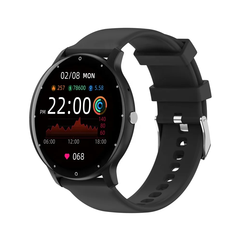 Trending Products New Arrivals 1.28 Inch Round Smartwatch Heart Rate BT Calling Step Counting Sports Smart Watch ZL02C Pro Pack of 3