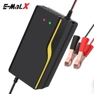 E-MaLX Portable 12V8A Car Motobike Gel AGM Dry and Wet Deep Cycle Trickle Battery Charger