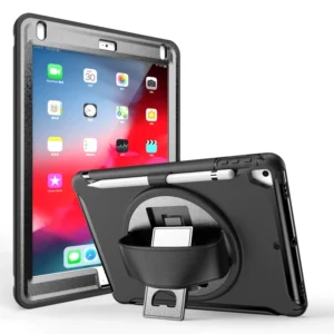 Shockproof 3 in 1 Anti-fall Hard PC Air 2 Cover 9.7 Inch for iPad 6th Generation 2018 Case with Kickstand