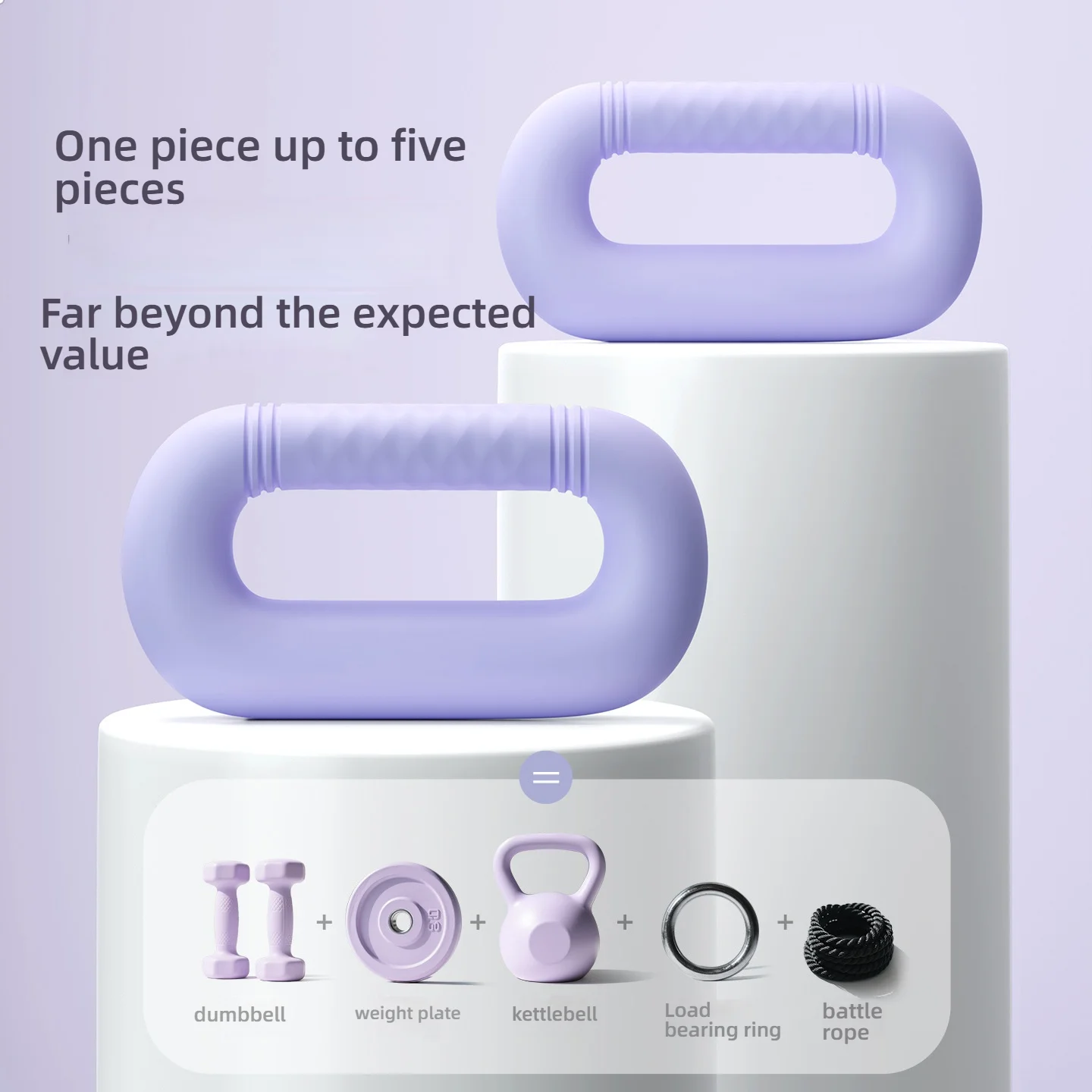 New Eco-Friendly Ring-shaped Silicone Dumbbell-Home Use Fat Burning Ring for Professional Yoga - Image 2