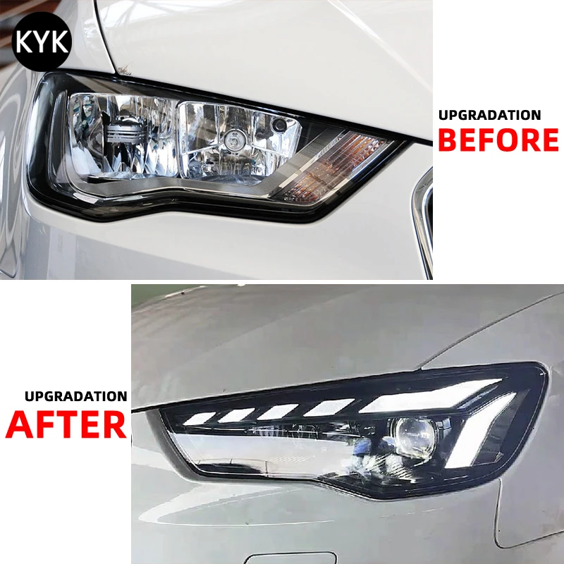 For Audi A3 Headlights Sportback Limousine 2013 2014 2015 2016 Car Accessories LED Headlight Upgraded Light DRL Head Front Lamp Pack of 2 - Image 3