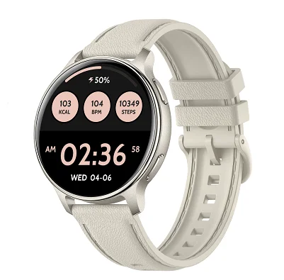 Women Bluetooth Smart Watch HT43 GPS Heart Rate & Blood Pressure Monitor Aluminium Alloy + Plastic 3ATM Waterproof Smart Watch - Image 2