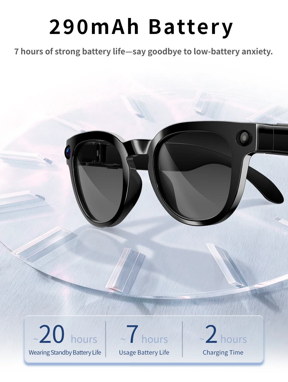 Meta Gen2 Smart Glasses Featuring 12MP 3K Camera First-Person POV Recording Instant Social Sharing for Content Creators Pack of 2 - Image 3