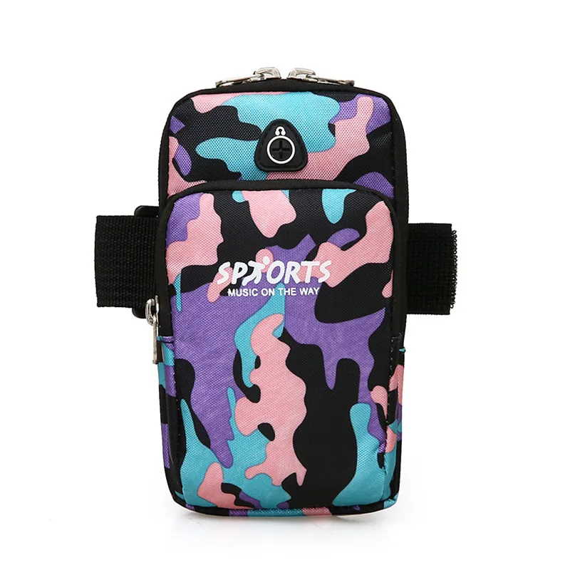 Direct Factory Custom Multifunctional Nylon Cross Body Outdoor Crossbody Mini Small Wrist Arm Bag Mobile Phone Bags