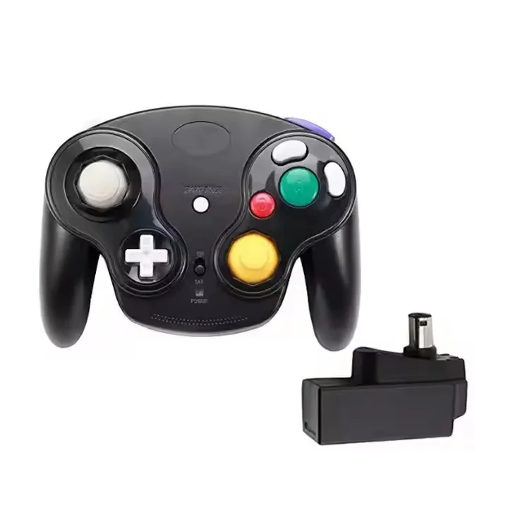 Wireless Gamepad Controller for NGC Game Console 2.4G Adapter Wireless Joystick for GameCube Control Pack of 5 - Image 3