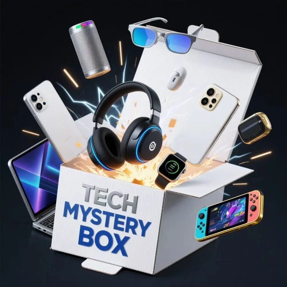 Mobile MysteryBox Blind Electronics Festival Novelty Gift Present 3C Lucky Mystery Box 100% Surprise Win Random Products