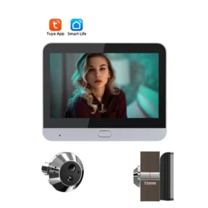 OEM Factory Smart Life 3MP Video Door Phone with Two-Way Speaker and Camera Home Security Peephole Works with Alexa